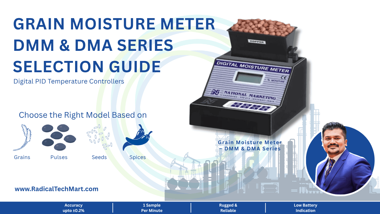 Selection Guide for Grain Moisture Meter – DMM & DMA Series Accurate Grain Moisture Testing