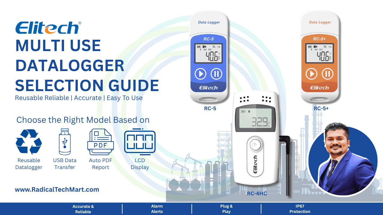 Selection Guide for Multi Use Datalogger Cold Chain, Pharma & Food Transport