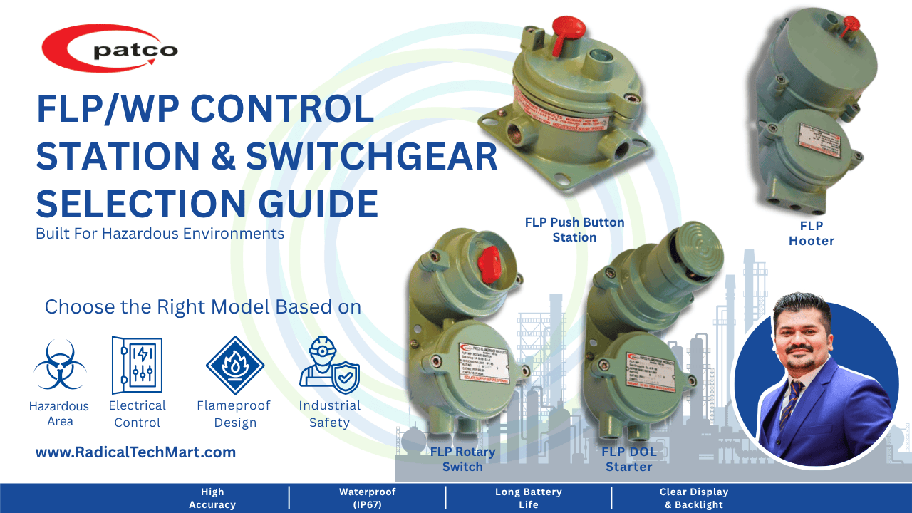 Selection Guide for FLP / WP Control Station & Switch Gear | Hazardous Industrial Areas