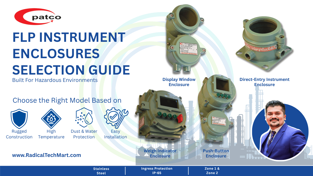 Selection Guide for Flameproof Instrument Enclosures Hazardous Industrial Areas