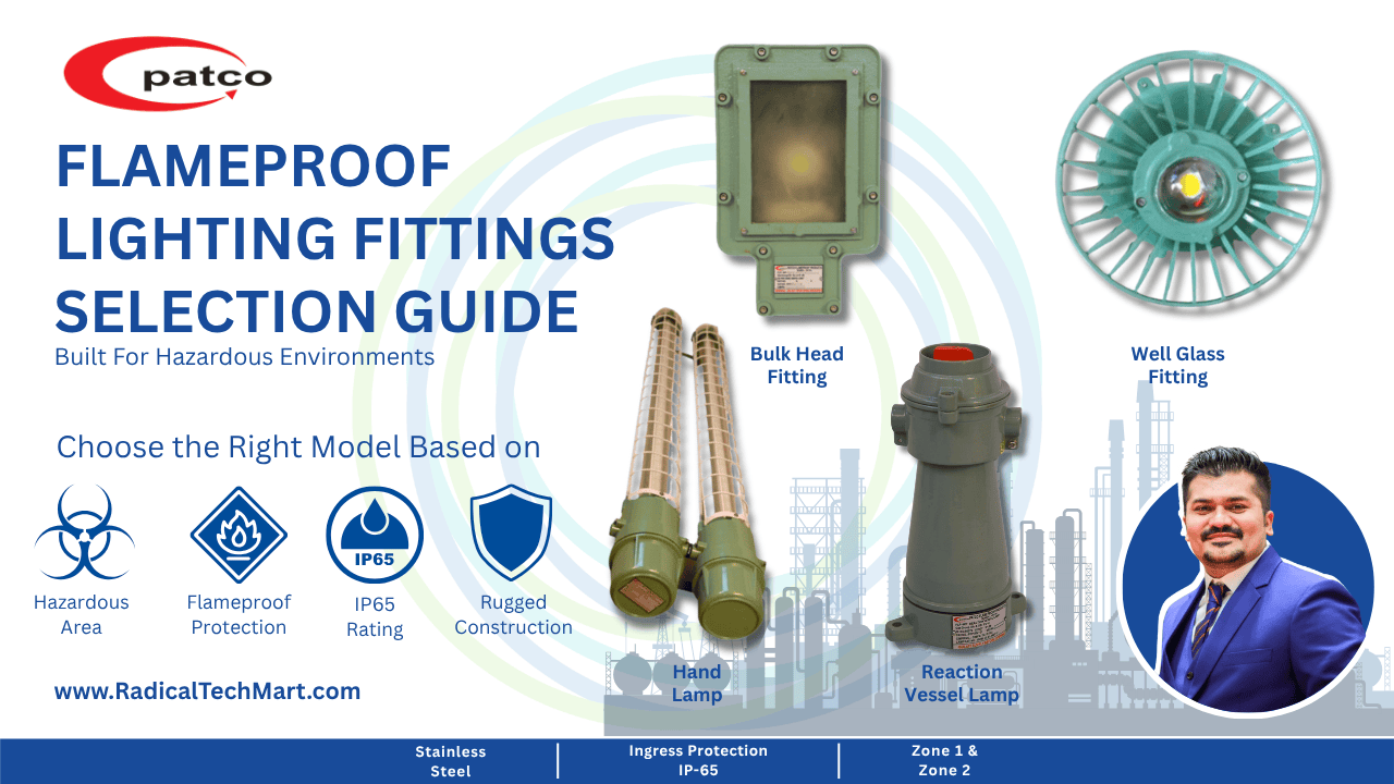 Selection Guide for Flameproof Lighting Fittings Hazardous Industrial Areas