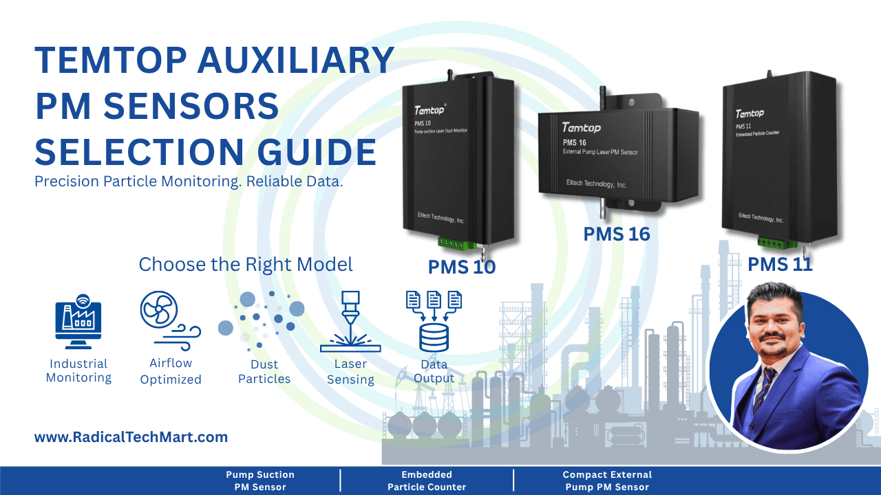 Temtop Auxiliary PM Sensors Selection Guide