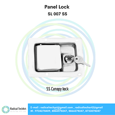 Panel Lock - SL 007 SS, SL 007 MS, SL 004 SS, SL 004 MS