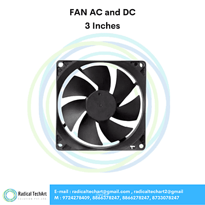 3 Inches Fan