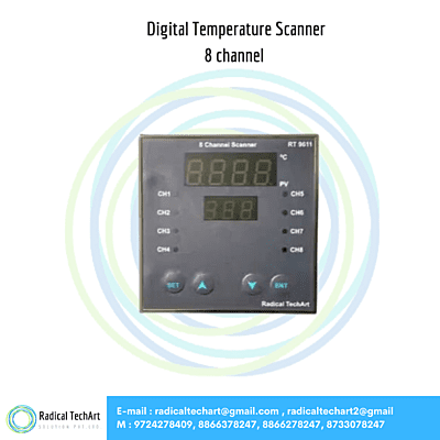 8 Channel Digital Temperature Scanner