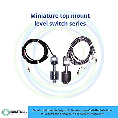 Miniature top mount level switch series