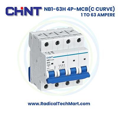 NB1-63H 4 Pole C Curve MCB
