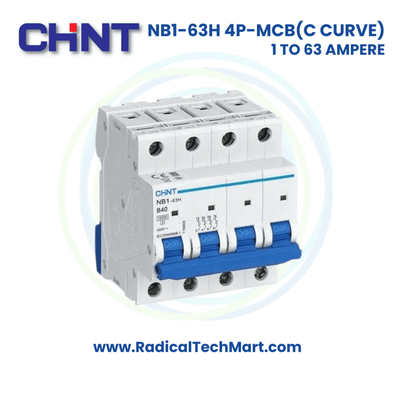 NB1-63H 4 Pole C Curve MCB NB1-63H 4 Pole C Curve MCB