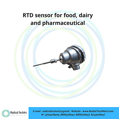 RTD sensor for food, dairy and pharmaceutical