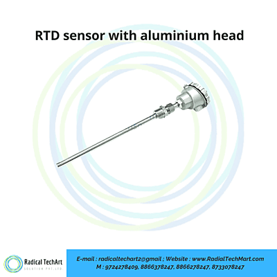 RTD sensor with aluminium head