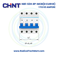 NB1-63H 4 Pole D Curve MCB