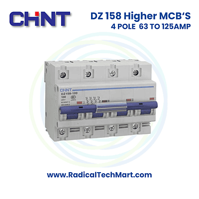 DZ 158 10kA 4 Pole (Higher AMP MCB)