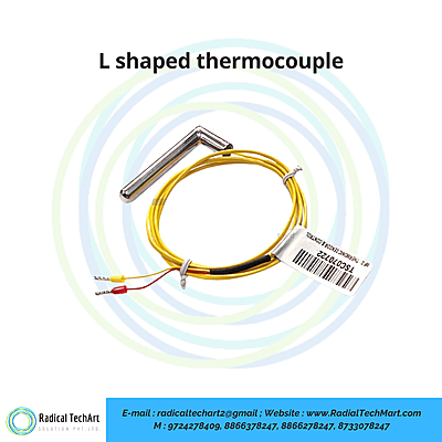 L shaped thermocouple