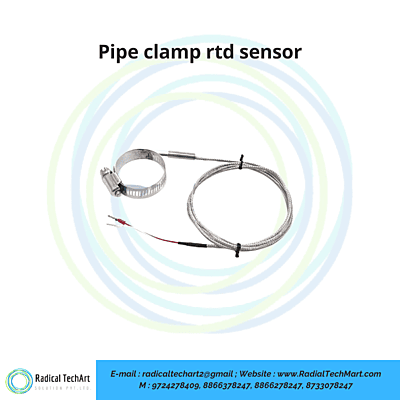 Pipe clamp rtd sensor