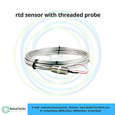 rtd sensor with threaded probe