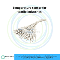 Temperature sensor for textile industries