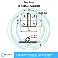 HN Series Panel Hinges