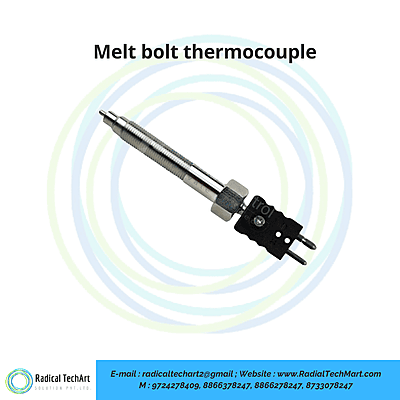 Melt bolt thermocouple