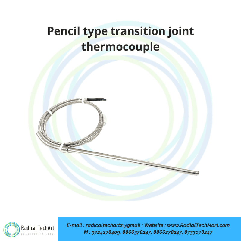 Pencil type transition joint thermocouple