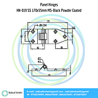 HN Series Panel Hinges