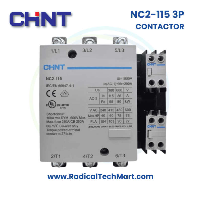 NC2-115 3P Contactor