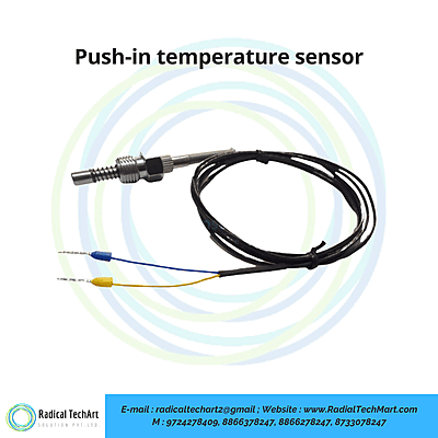 Push-in temperature sensor