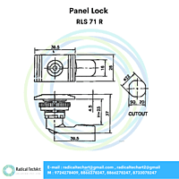Panel Lock - RLS 71 R Panel Lock - RLS 71 R