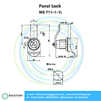 Panel Lock - MS 711-1-1L, MS 815-1-3, MS 603