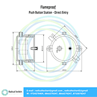 Flameproof Push Button Station - Direct Entry Flameproof Push Button Station - Direct Entry