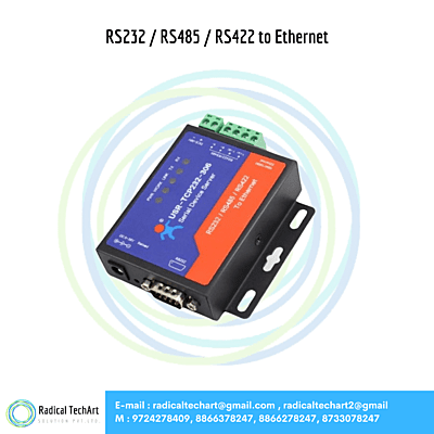RS232 / RS485 / RS422 to Ethernet