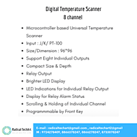 8 Channel Digital Temperature Scanner 8 Channel Digital Temperature Scanner