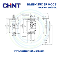 NM 1 B-125C 3 Pole NM 1 B-125C 3 Pole