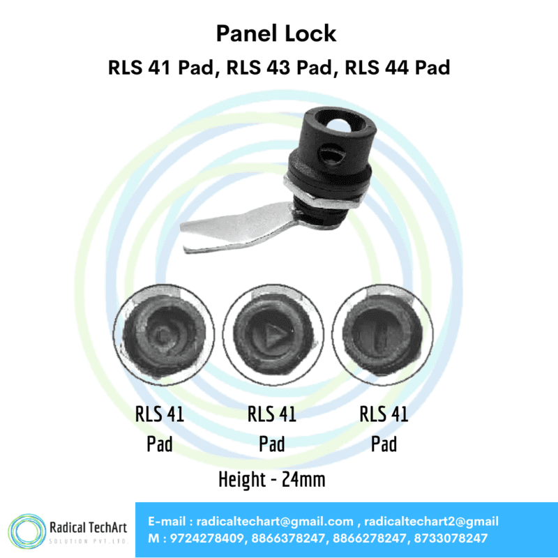 Panel Lock - RLS 41 Pad, RLS 43 Pad, RLS 44 Pad Panel Lock - RLS 41 Pad, RLS 43 Pad, RLS 44 Pad