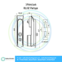 RLL 02,RLL 015, MS 821, MS 4086 Z, MS 484-1-1 (3 Point Lock)