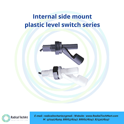 Internal side mount plastic level switch series