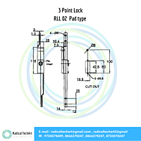 RLL 02,RLL 015, MS 821, MS 4086 Z, MS 484-1-1 (3 Point Lock)