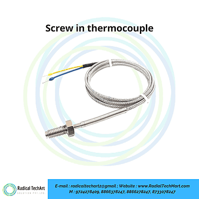 Screw in thermocouple