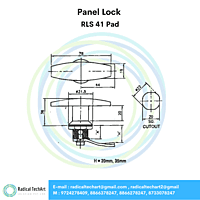 Panel Lock - RLL 09, RLL 09 K-P, RLL 09 K-C Panel Lock - RLL 09, RLL 09 K-P, RLL 09 K-C