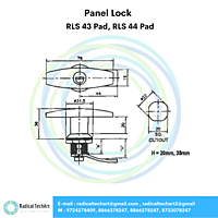 Panel Lock - RLL 09, RLL 09 K-P, RLL 09 K-C Panel Lock - RLL 09, RLL 09 K-P, RLL 09 K-C