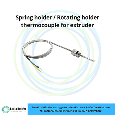 Spring holder / Rotating holder thermocouple for extruder