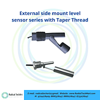 External side mount level sensor series with Taper Thread External side mount level sensor series with Taper Thread