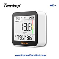 Temtop M10+ Air Quality Monitor CO2 PM2.5