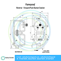 Flameproof Reverse - Forward Push Button Station