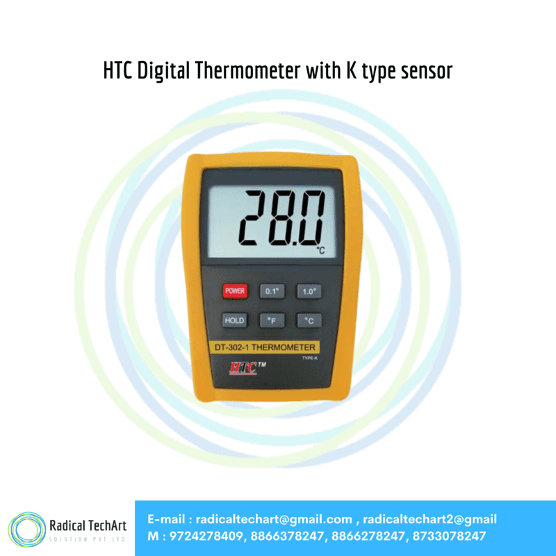 HTC Digital Thermometer with K type sensor HTC Digital Thermometer with K type sensor