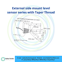 External side mount level sensor series with Taper Thread External side mount level sensor series with Taper Thread