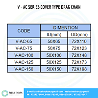 DRAG CHAIN V - AC SERIES COVER TYPE