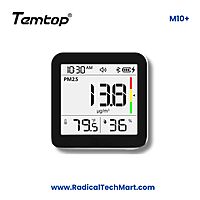 Temtop M10+ Air Quality Monitor CO2 PM2.5