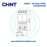 NZK2 - 32 Amp 1 Pole MCB