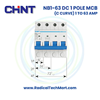 NB1-63 DC 1 Pole MCB