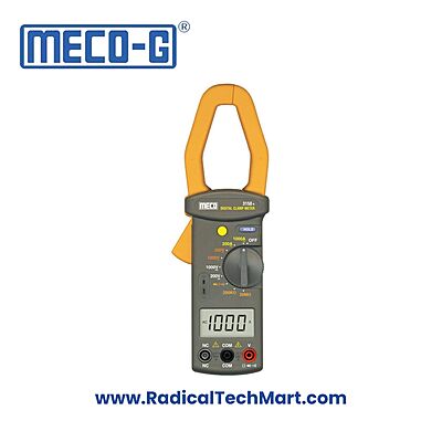 MECO-G 3150+ Digital Clamp Meter with test leads and carrying case